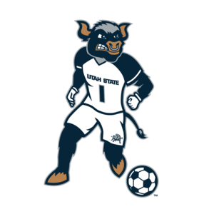 Big Blue Soccer Sticker 3 In